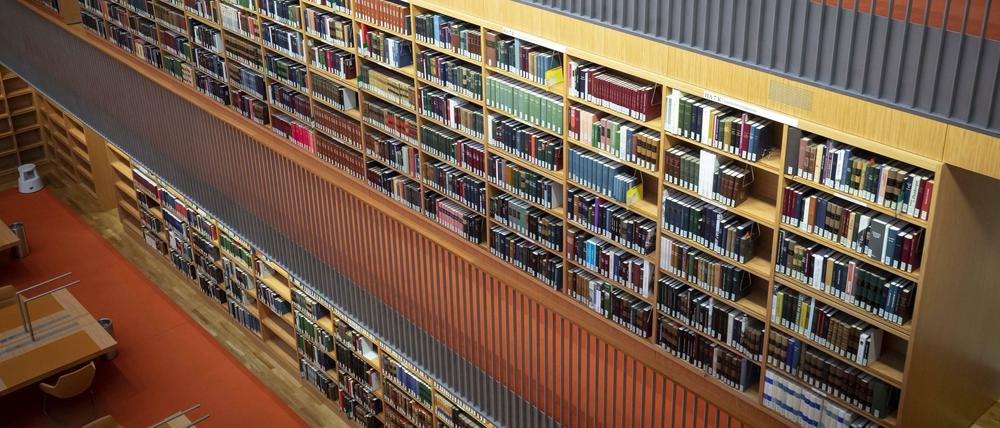 Bereit fürs Forschen - hier in der Staatsbibliothek Unter den Linden Berlin.