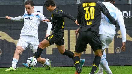 Gegen Borussia Dortmund setzte Viktoria Berlin sich mit 1:0 durch.
