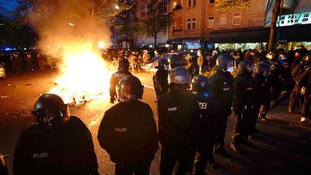 Vergangenes Jahr kam es bei der "Revolutionären 1. Mai-Demo" zu Ausschreitungen.