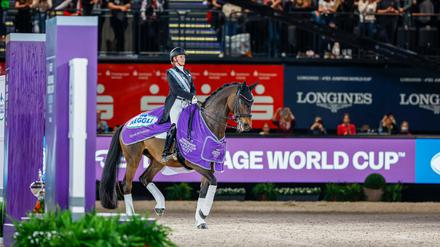 Jessica von Bredow-Werndl wurde am Wochenende in Leipzig Weltcup-Siegerin.