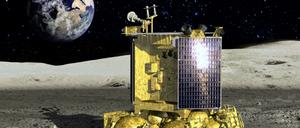 Vorbei. So wie hier noch geplant wird Luna-25 wohl nicht auf dem Mond landen, jedenfalls nicht mehr 2022. Die Esa kündigt die Kooperation mit Roskosmos auf.