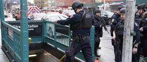 Im New Yorker Stadtteil Brooklyn schoss am Dienstag ein Mann auf mehrere Menschen.