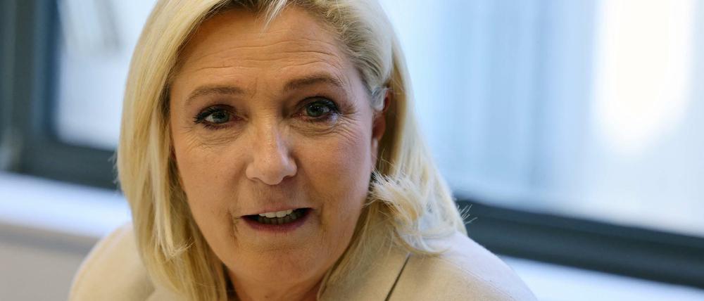 Nähe zu Russland? Marine Le Pen, Kandidatin des französischen "Rassemblement National".