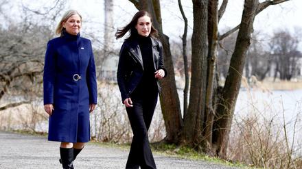 Magdalena Andersson und Sanna Marin.