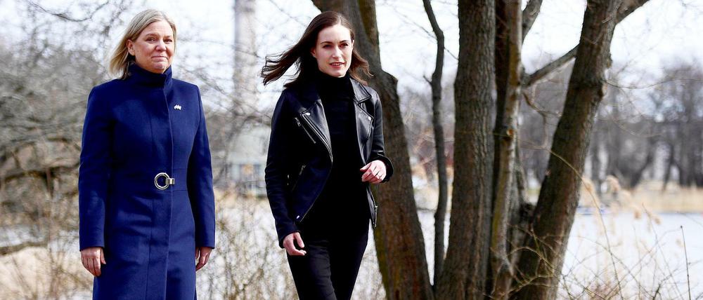 Magdalena Andersson und Sanna Marin.