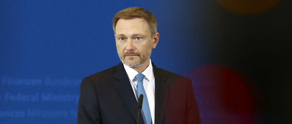 Bundesfinanzminister und FDP-Chef Christian Lindner (am 8. April 2022 in Berlin) 