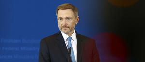 Bundesfinanzminister und FDP-Chef Christian Lindner (am 8. April 2022 in Berlin) 