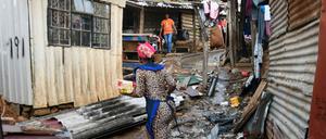 Schäden nach dem Unwetter in der südafrikanischen Metropole Durban