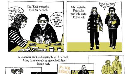 Deutsch-amerikanischer Dialog: Eine Seite aus „Rude Girl“.