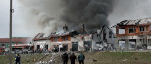 Lwiw, das nahe der polnischen Grenze liegt, hat sich zu einem Zufluchtsort für Geflohene entwickelt.