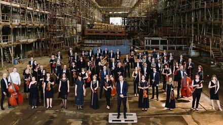 Musiker mit Mission. Das Kyiv Symphony Orchestra unter Leitung von Luigi Gaggero probt derzeit in Warschau. 