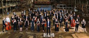 Musiker mit Mission. Das Kyiv Symphony Orchestra unter Leitung von Luigi Gaggero probt derzeit in Warschau. 