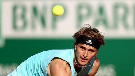 Alexander Zverev wirkte auch in Monte Carlo etwas ratlos.