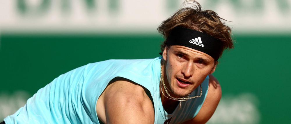 Alexander Zverev wirkte auch in Monte Carlo etwas ratlos.