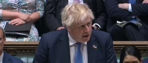 Boris Johnson will britischer Premier bleiben.
