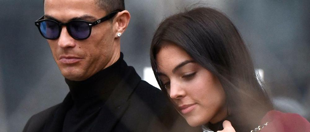 Christiano Rinaldo und seine Partnerin Georgina Rodriguez im Januar 2019