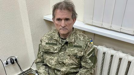 Viktor Medwedtschuk, ehemaliger Vorsitzender einer prorussischen Oppositionspartei und enger Vertrauter Putins