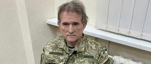 Viktor Medwedtschuk, ehemaliger Vorsitzender einer prorussischen Oppositionspartei und enger Vertrauter Putins