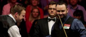 Shaun Murphy (l.) und Stephen Maguire treffen sich häufiger am Snookertisch, aber eher selten privat.