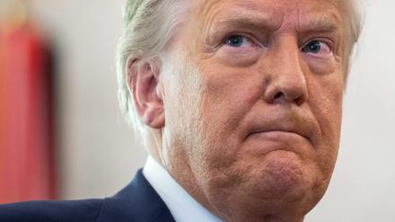 US-Präsident Donald Trump war über die Fragen in einem TV-Interview nicht erfreut.