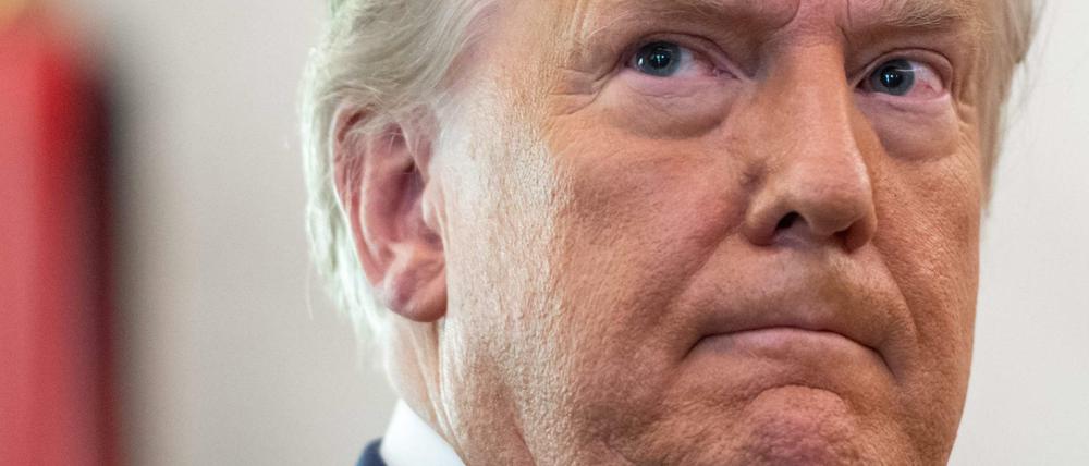 US-Präsident Donald Trump war über die Fragen in einem TV-Interview nicht erfreut.