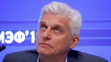 Oleg Tinkow bei einem Wirtschaftsforum im Jahr 2019 