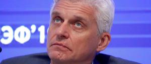 Oleg Tinkow bei einem Wirtschaftsforum im Jahr 2019