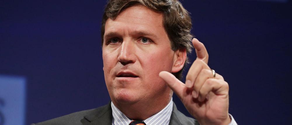 Moderator Tucker Carlson.