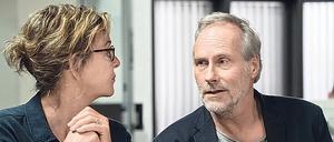 Kein altes Ehepaar. Die Ermittler Anna Janneke (Margarita Broich) und Paul Brix (Wolfram Koch).