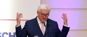 Bundespräsident Frank-Walter Steinmeier bei einer Rede