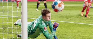 Gut in Form. Frederik Rönnow zeigte in Abwesenheit des erkrankten Andreas Luthe starke Leistungen und darf sich Hoffnungen auf einen Stammplatz machen. 