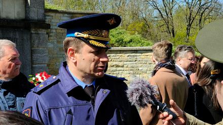 Vertrat den Botschafter beim Gedenken in Seelow: der russische Militärattaché Sergej Tschukhrov.