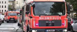 Die Feuerwehr im Einsatz. (Symbolbild)