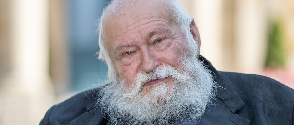 Der Aktionskünstler Hermann Nitsch im Jahr 2021