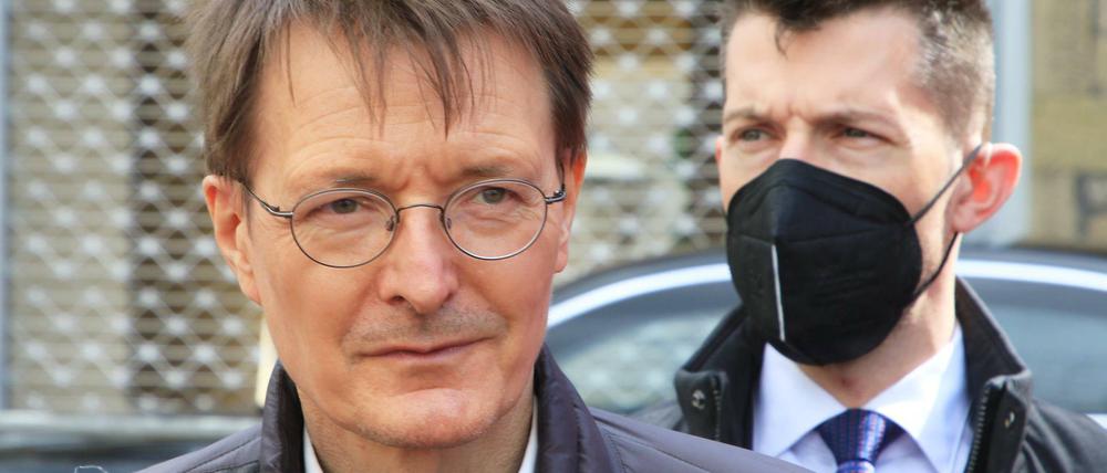 Bundesgesundheitsminister Karl Lauterbach (SPD) muss beschützt werden.