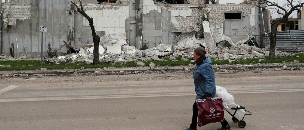Mariupol wurde von den russischen Truppen schwer beschädigt.