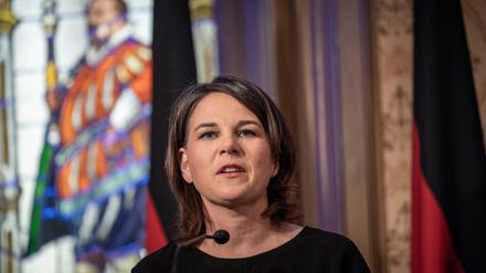 Annalena Baerbock (Bündnis90/Die Grünen) ist Außenministerin.