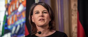 Annalena Baerbock (Bündnis90/Die Grünen) ist Außenministerin.