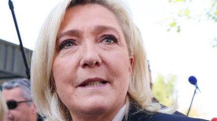 Marine Le Pen, Präsidentschaftskandidatin der rechtsextremen Partei Rassemblement National (RN)