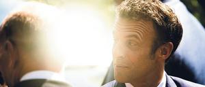Die kulturelle Ausnahme bleibt: Enmmanuel Macron im Wahlkampf. 
