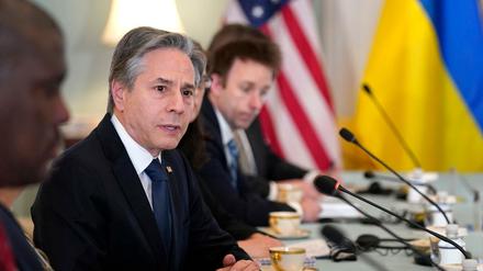 US-Außenminister Blinken hatte den ukrainischen Premier Schmyhal am 22. April in Washington empfangen.