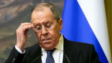 Der russische Außenminister Lawrow wirft Kiew vor, die Verhandlungen im Ukraine-Krieg zu bremsen. 