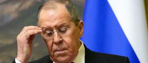 Der russische Außenminister Lawrow wirft Kiew vor, die Verhandlungen im Ukraine-Krieg zu bremsen. 