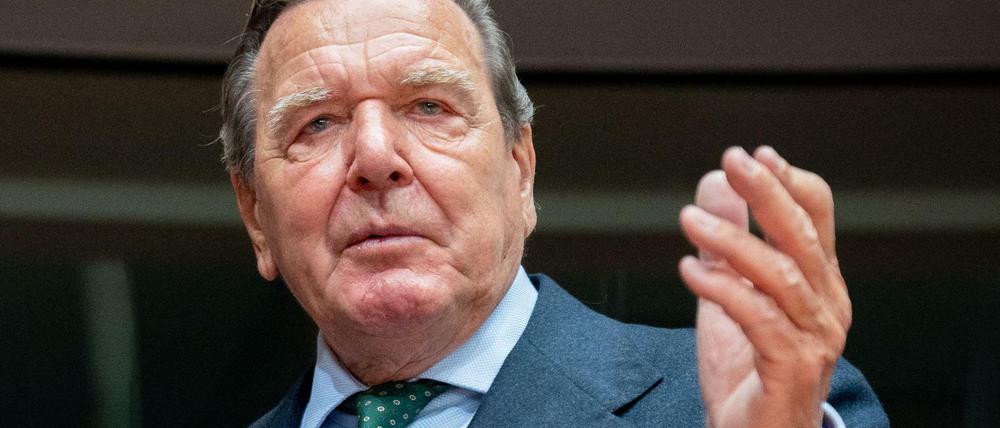 Altkanzler Gerhard Schröder (SPD) im Juli 2020