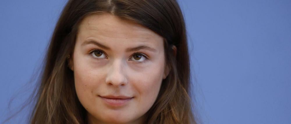 Luisa Neubauer, Fridays for Future, gehört zu den Frauen, die klar und pointiert ihre Positionen vertreten.