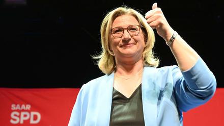 Anke Rehlinger (SPD) wird künftig das Saarland regieren. 