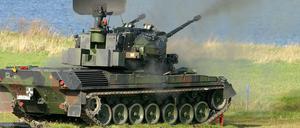 Ein Flakpanzer vom Typ "Gepard".
