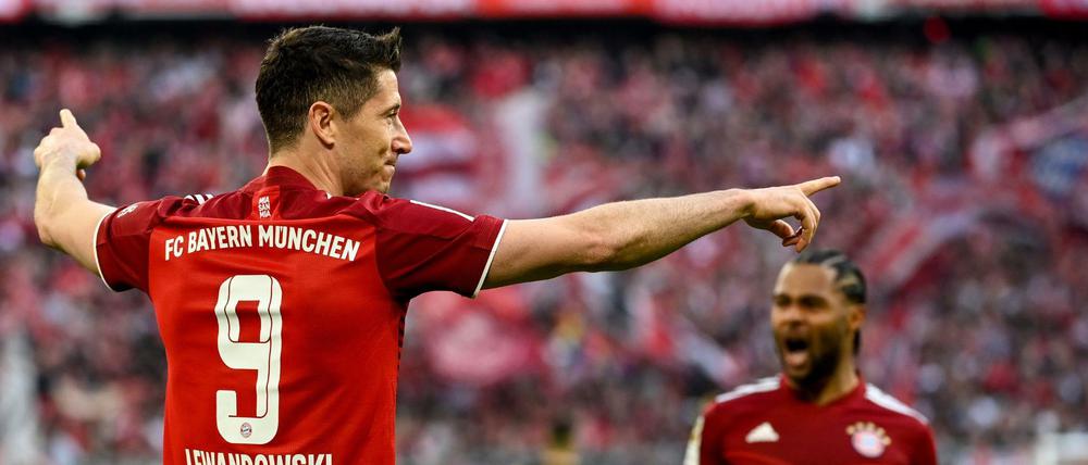 Traf natürlich auch: Robert Lewandowski.