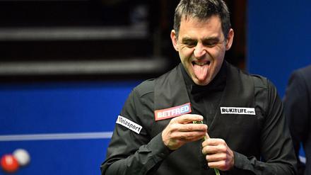 Ätsch! Die Mimik eines Filmstars hat Ronnie O’Sullivan schon mal, das zeigt er am Snookertisch immer wieder. Ob die Dokumentation über ihn ähnlich unterhaltsam wird wie sein Spiel, bleibt allerdings abzuwarten.
