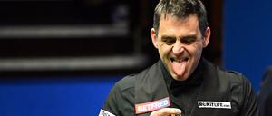 Ätsch! Die Mimik eines Filmstars hat Ronnie O’Sullivan schon mal, das zeigt er am Snookertisch immer wieder. Ob die Dokumentation über ihn ähnlich unterhaltsam wird wie sein Spiel, bleibt allerdings abzuwarten.